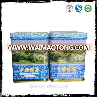 CHINA GREEN TEA TIN BOX PACKAGE